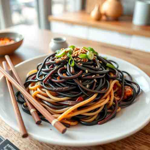 Homemade Black Bean Noodles - Easy Zhajiangmian Recipe